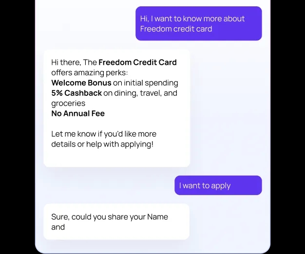 Build 2-way dynamic conversations powered by GenAI