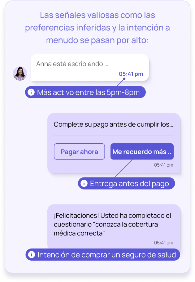 Conversaciones del cliente