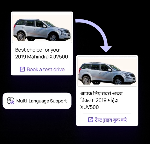 Converse in the language your customers speak