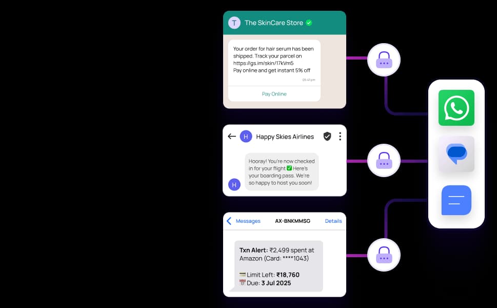 Private data highways for data security