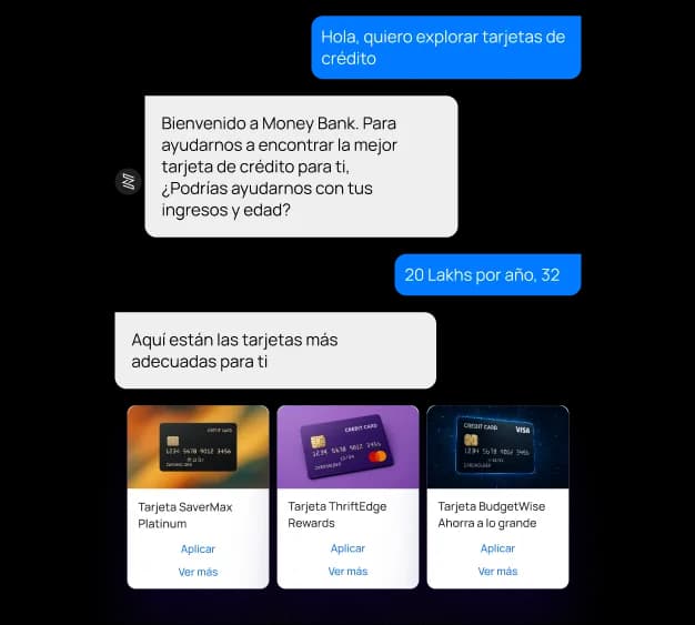 Construye conversaciones dinámicas impulsadas por GenAI