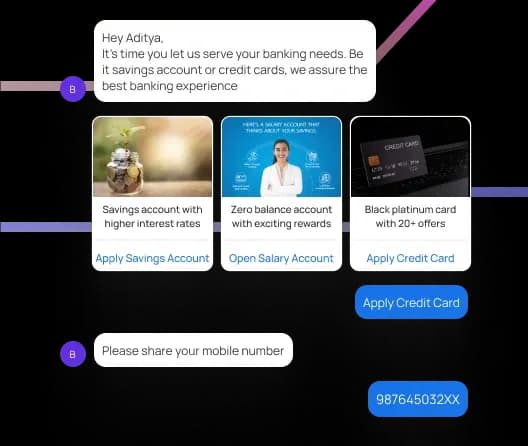 Boost conversions and CLTV through tailored 2-way messaging illustration