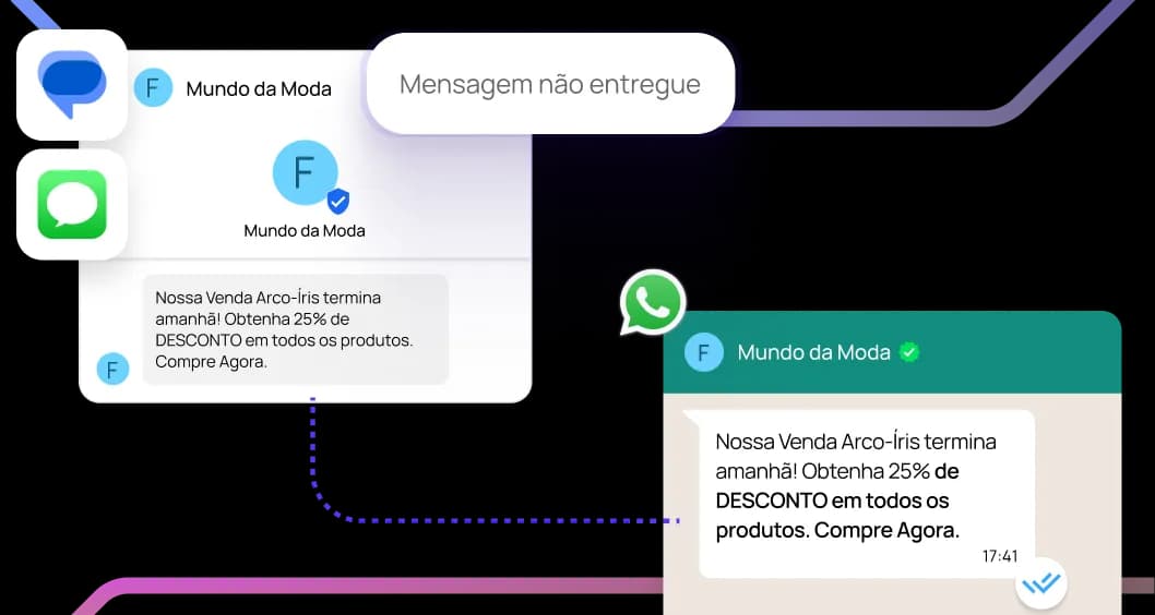 WhatsApp chat interface