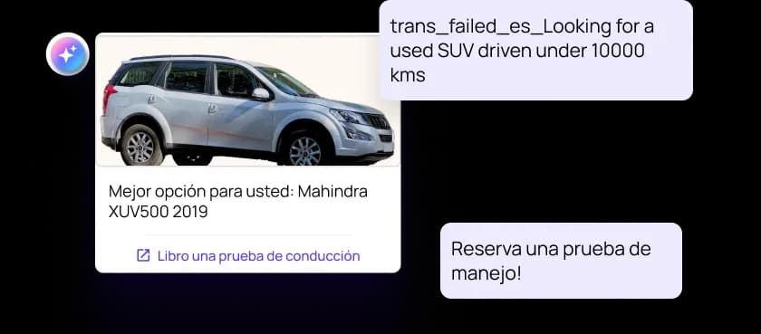 Reduce la carga de los representantes de ventas automatizando el descubrimiento de autos y la reserva de pruebas de manejo
