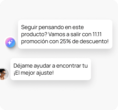 Acceso rápido a asistentes humanos