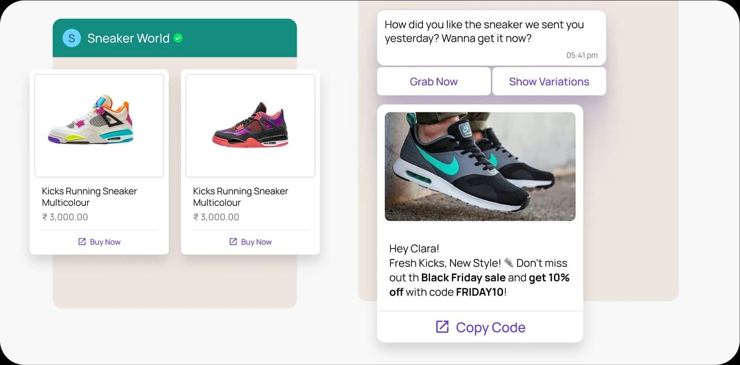 Rich Messaging Templates