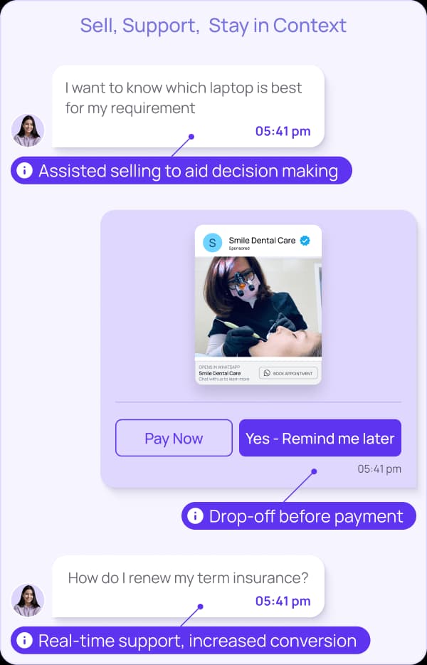 Customer conversations