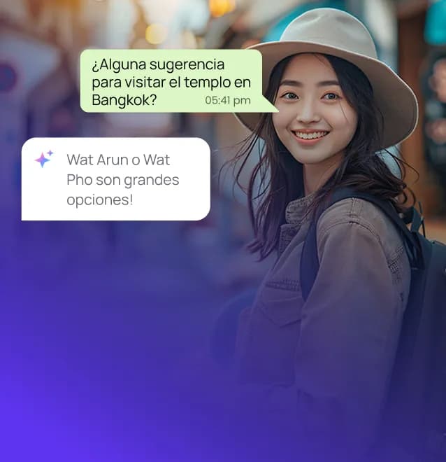 Recomendaciones personalizadas según las necesidades del viajero