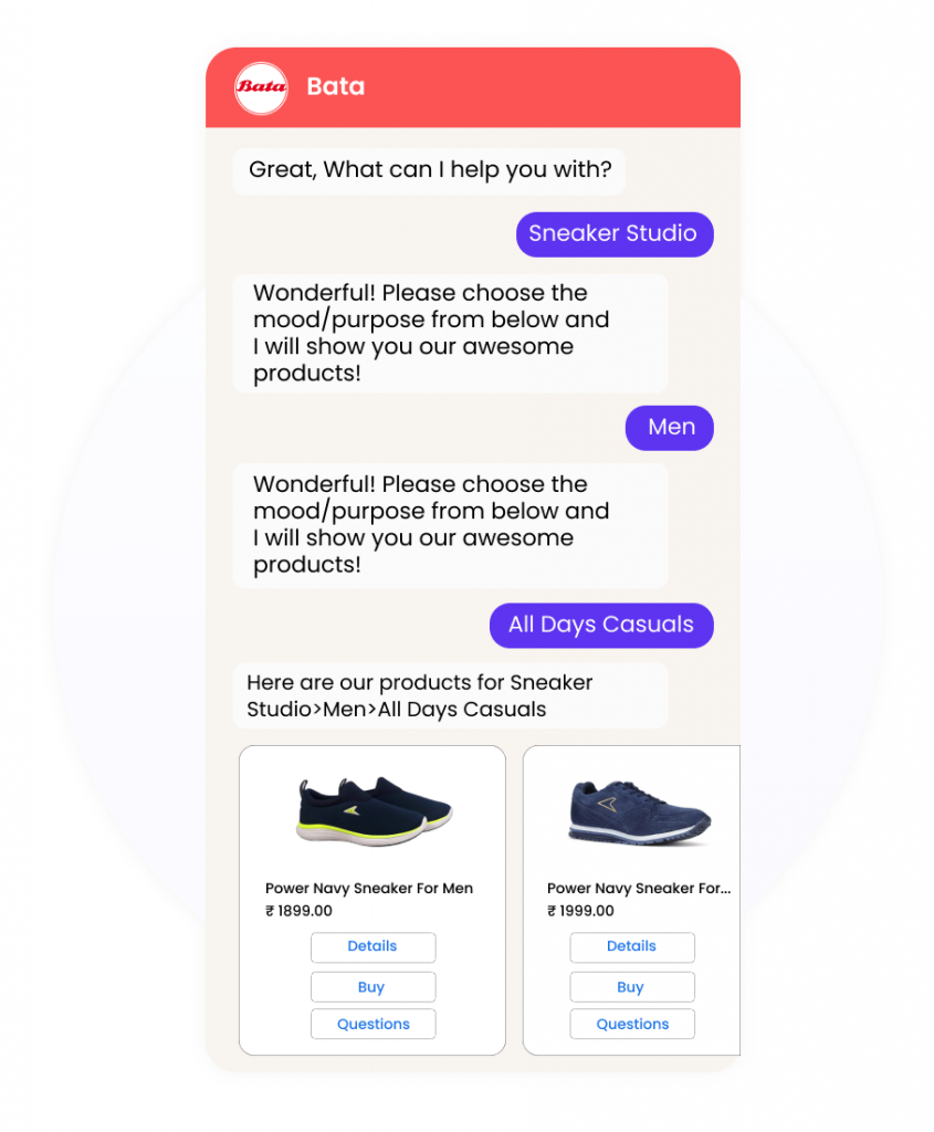 Conversational Commerce Use case
