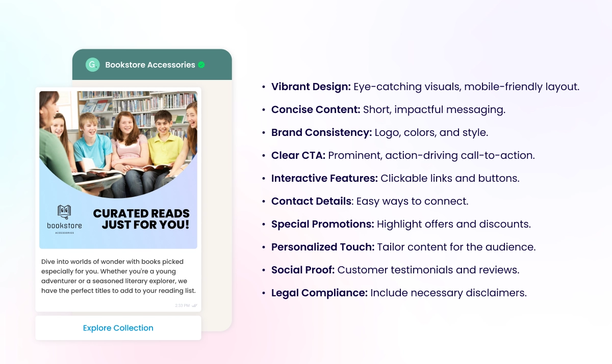 Elevate UK business advertising with creative WhatsApp API leaflets.