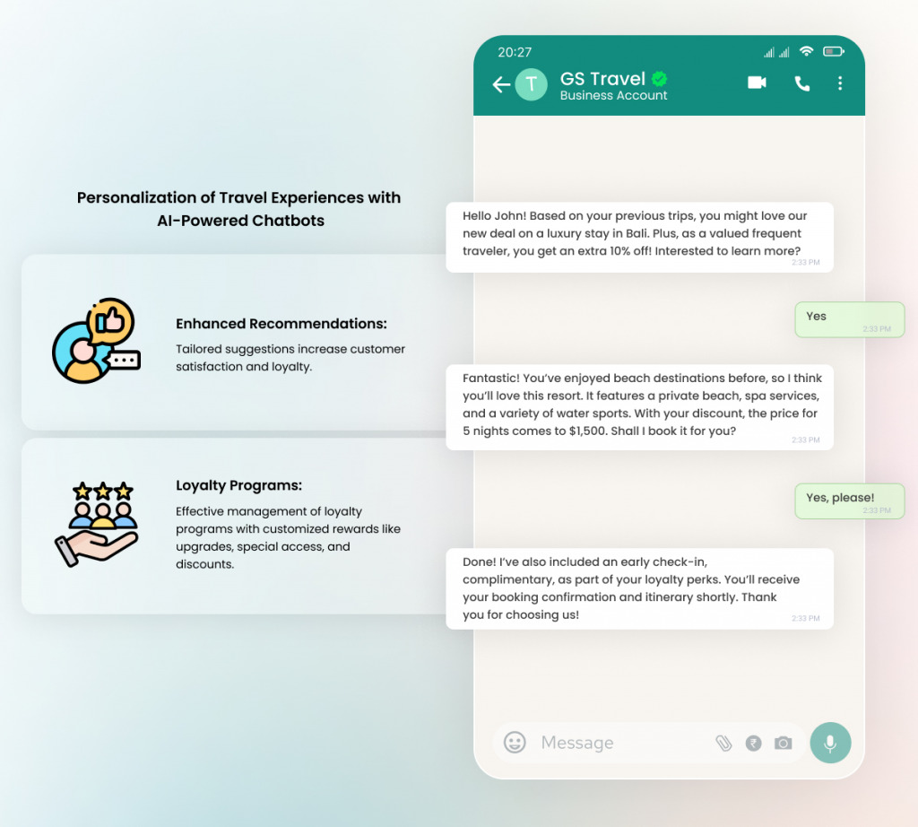 AI powered chatbot