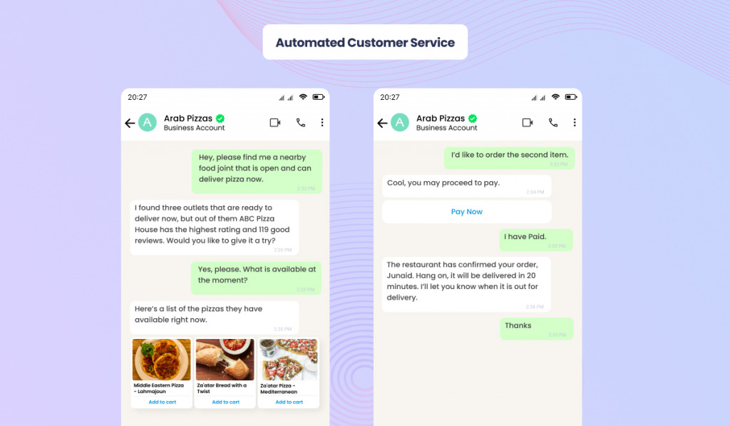 Automated Customer Service