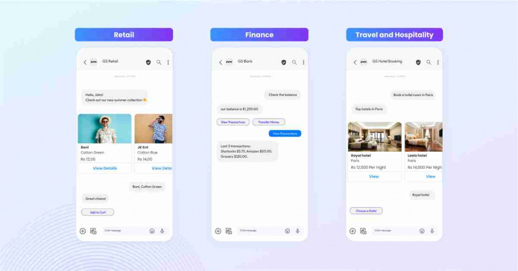 Retail, finance, trave & hospitality RCS mockups blog image 9