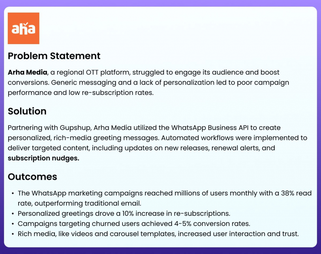 aha problem statement