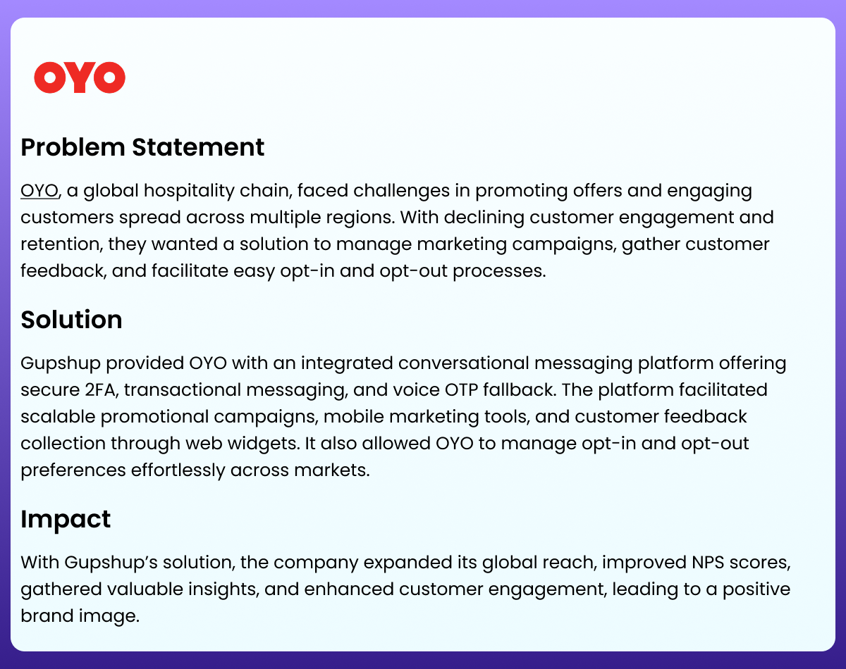 OYO Success Study