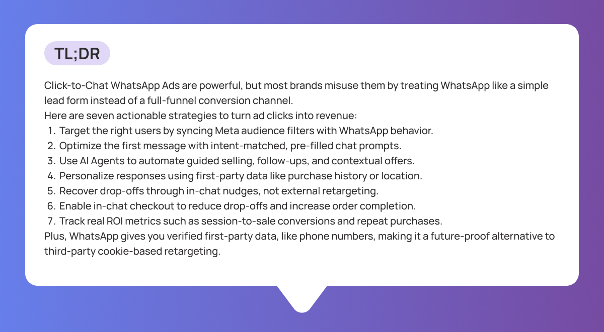 Click to Chat WhatsApp Ads